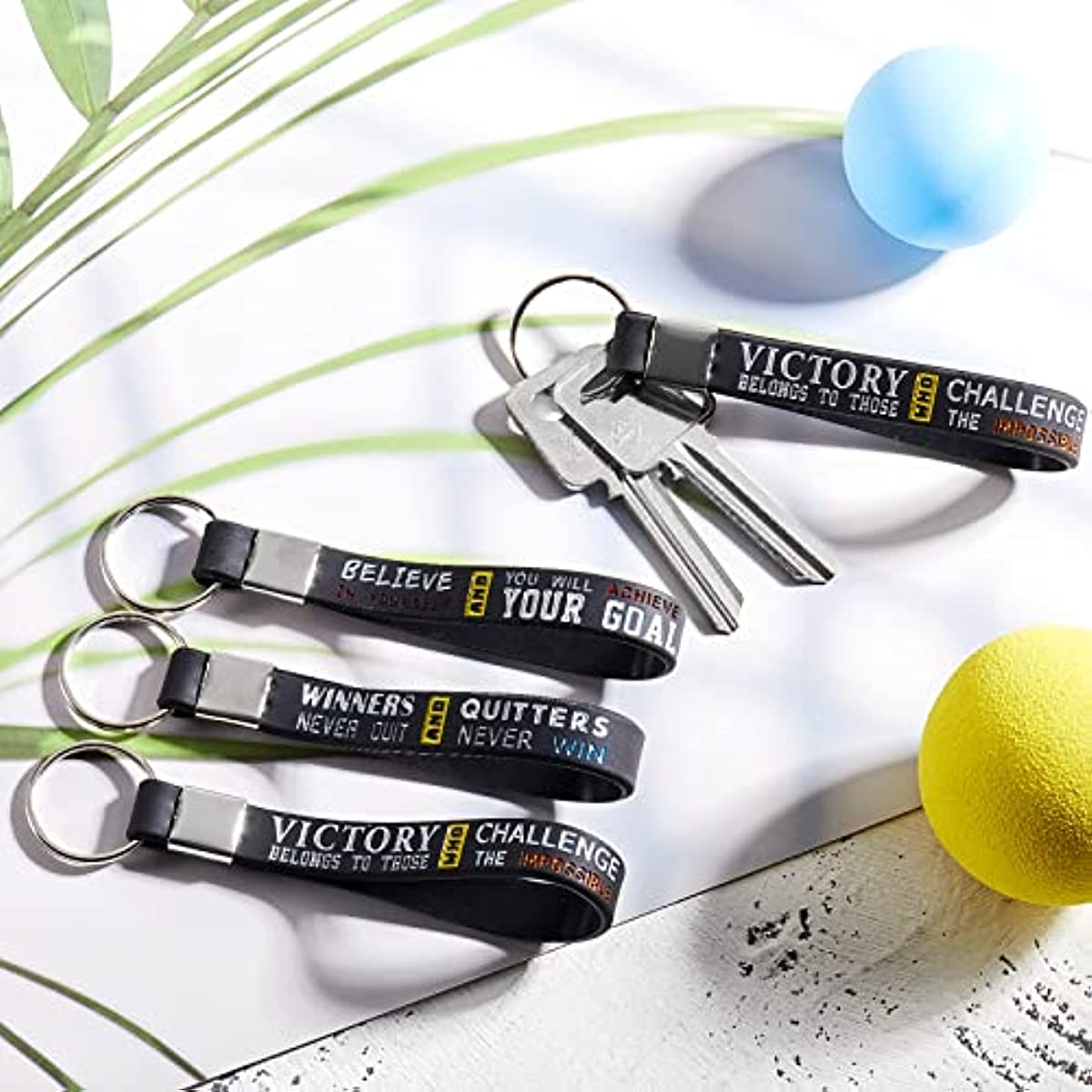 Hockey Motivational Keychains Sports Party Favors Supplies
