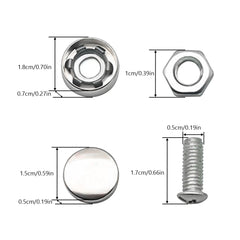 16pcs Stainless Steel Plate Security Screws Kit