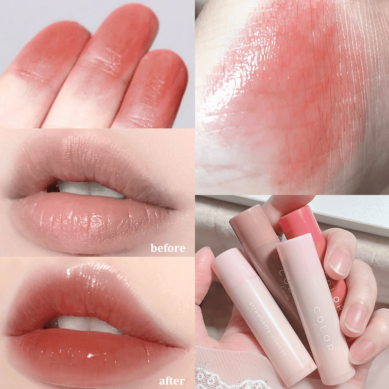 Natural Peach Tea Lip Balm Long Lasting Moisturizer