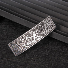 Golden Tree Pattern Hair Clip Viking Style Hair Accessories Vintage Celtic Style