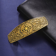 Vintage Celtic Hair Clip French Barrette