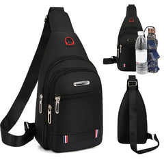 Canvas Leisure Sports Small Backpack Oxford Cloth One Shoulder Bag