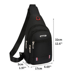 Canvas Leisure Sports Small Backpack Oxford Cloth One Shoulder Bag