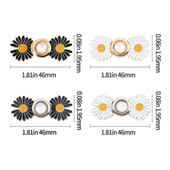 Floral Waist Buckle in Various Colors for Jeans and Casual Pants