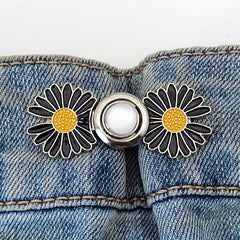 Floral Waist Buckle in Various Colors for Jeans and Casual Pants