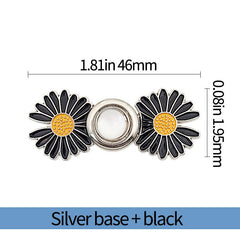 Floral Waist Buckle in Various Colors for Jeans and Casual Pants
