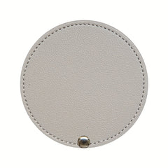 Compact Round Makeup Mirror with Cover Single Sided