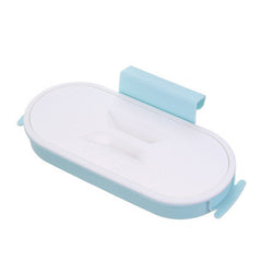 Garbage Bag Holder Portable Plastic Trash Bag Storage Rack With Lid