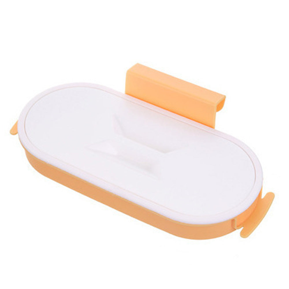 Garbage Bag Holder Portable Plastic Trash Bag Storage Rack With Lid