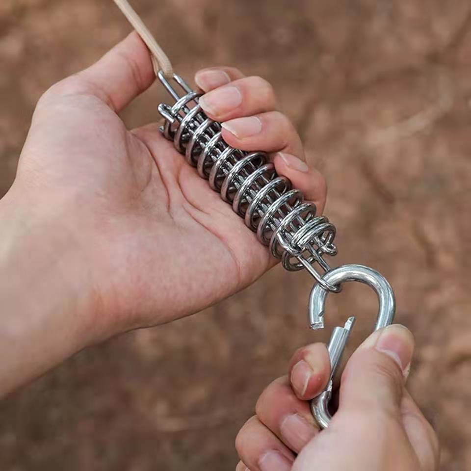 Stainless Steel Spring Deck Pegs for Canopy Tent, Durable Hooks