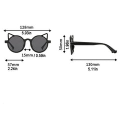 Y2K Cartoon Cat Sunglasses UV Protection