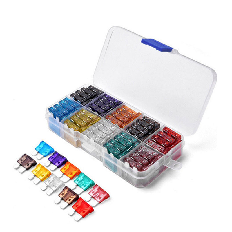 100pcs Car Fuse Assortment Set Auto Truck 2.5-35A With Box Clip
