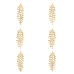 2 Pcs Golden Leaf Hair Clips for Greek Goddess Costumes