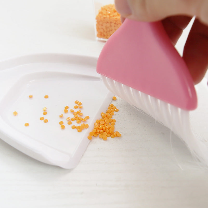 DIY Diamond Painting Drills Brush & Tray Set - Desktop Cleaning Tools