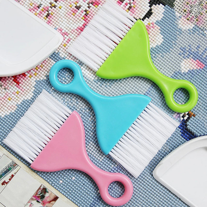 DIY Diamond Painting Drills Brush & Tray Set - Desktop Cleaning Tools