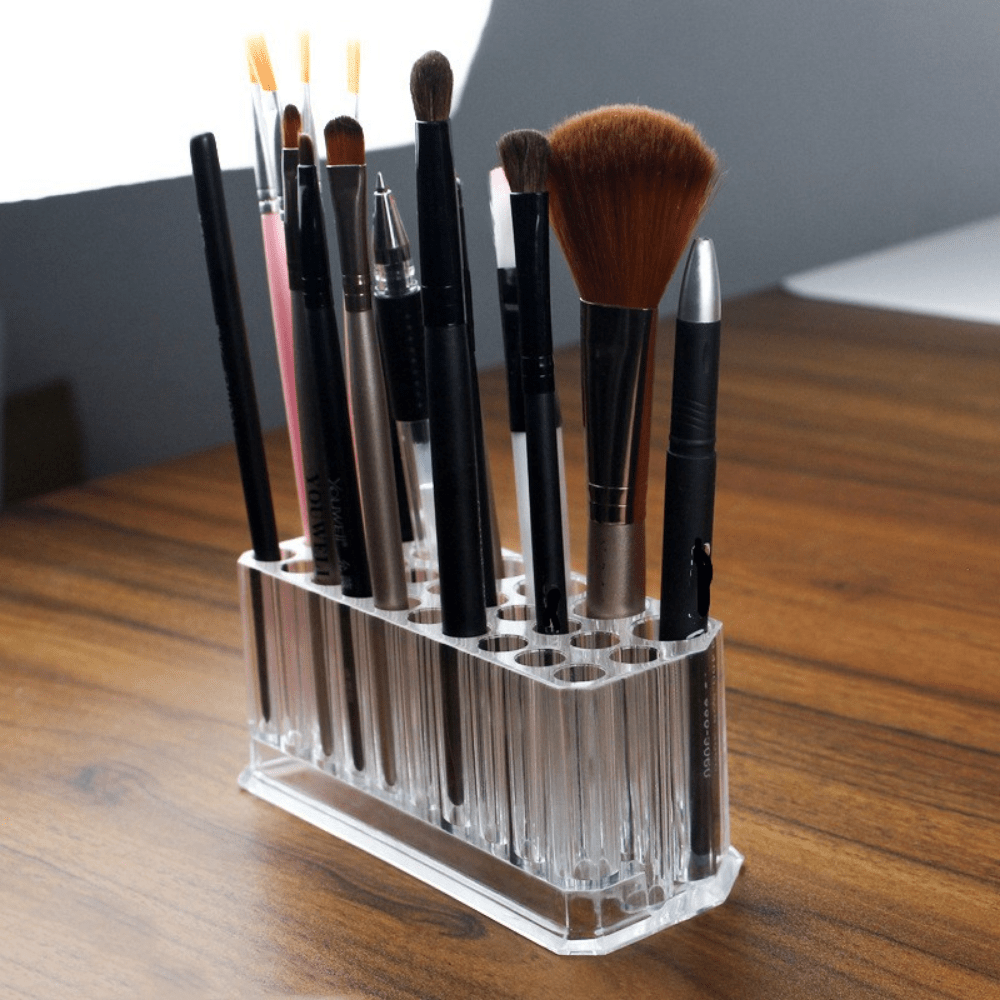 Clear Space Acrylic Makeup and Nail Art Tool Organizer for Beauty Kit Tools