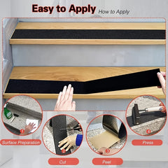 Outdoor Non Slip Tape High Friction Adhesive Stair Safety Tape