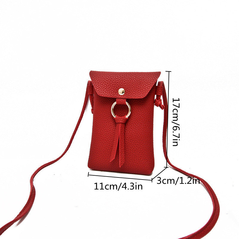 Stylish Mini Shoulder Bag with Flap Magnet, Versatile Wallet Crossbody Bag