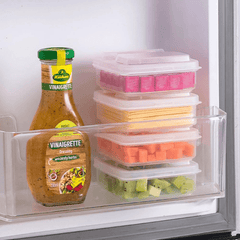 2Pcs Cheese Container Leakproof Fresh Keeping Box