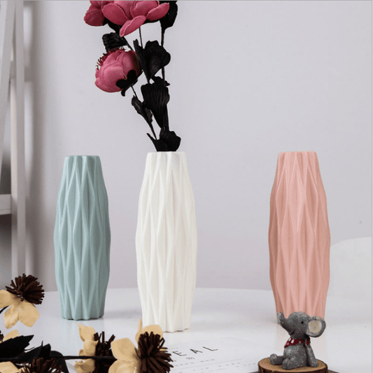 Nordic Plastic Vase Modern Decor Wedding Favors Flowers Not Included