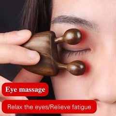 Sandalwood Facial Massage Comb & Eye Massager Kit