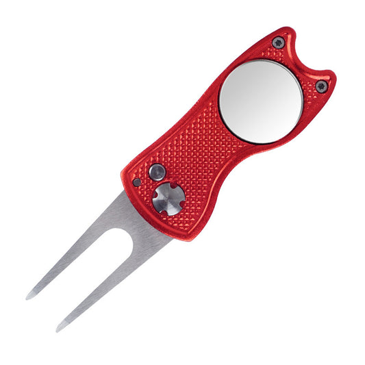 Portable Aluminum Golf Divot Repair Tool