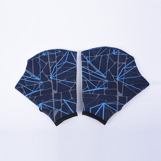 Swimming Hand Fins Unisex Finger Webbed Gloves for Water Sports