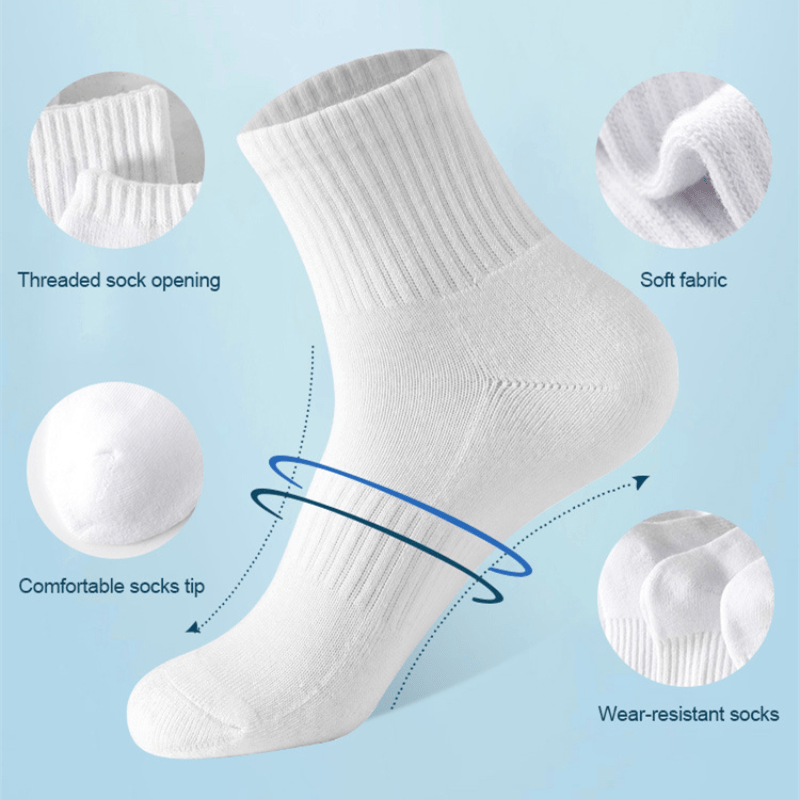 Men's Sweat Absorbing Socks Sports Thin Summer Socks