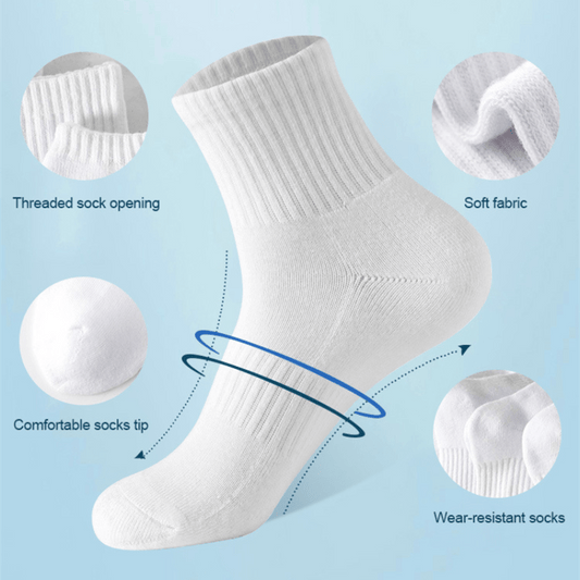 Men's Sweat Absorbing Socks Sports Thin Summer Socks