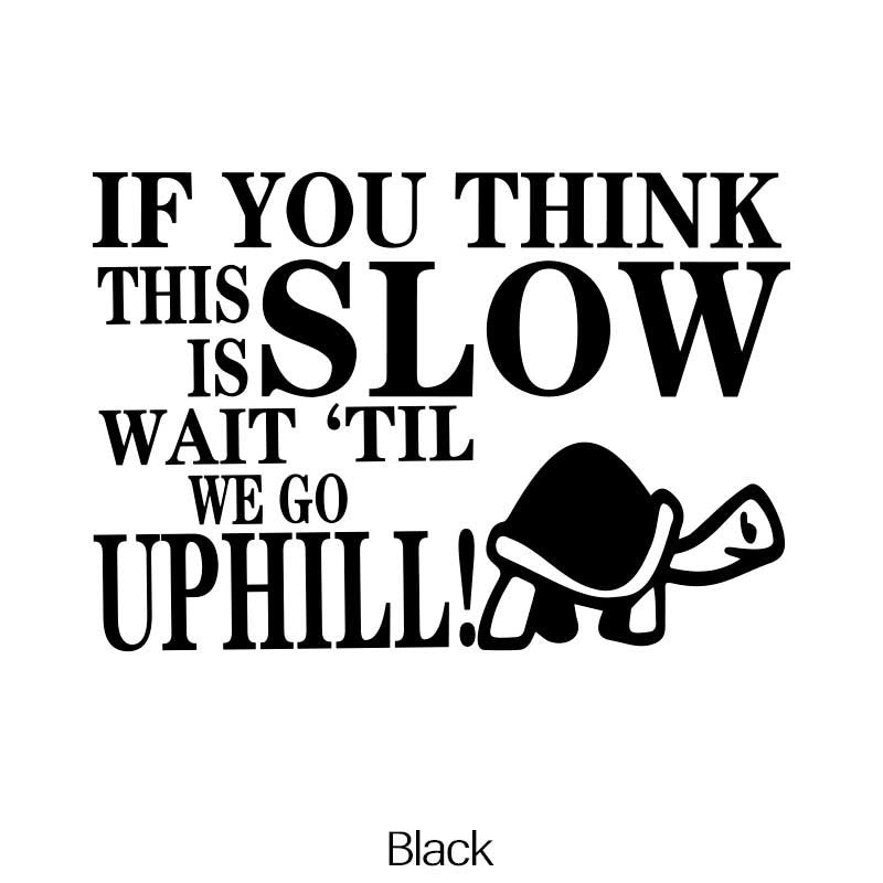 Funny Tortoise Sticker Reflective Car Window Decal