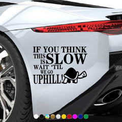 Funny Tortoise Sticker Reflective Car Window Decal