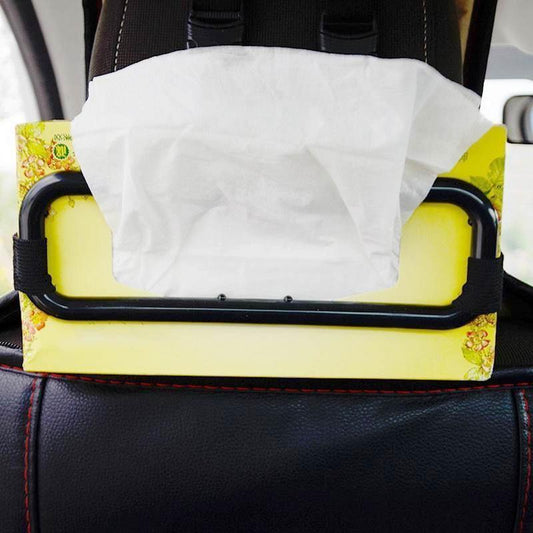 Car Tissue Holder Sun Visor Mount Universal Paper Towel Box Strap