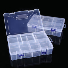 2-Deck Storage Box Office Supplies Pens Markers Tape Stickers Clip