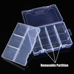 2-Deck Storage Box Office Supplies Pens Markers Tape Stickers Clip