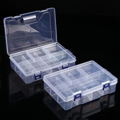 2-Deck Storage Box Office Supplies Pens Markers Tape Stickers Clip