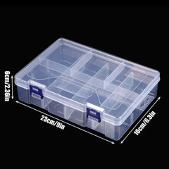 2-Deck Storage Box Office Supplies Pens Markers Tape Stickers Clip