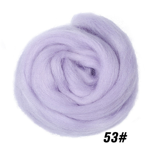 22lb 100g Felting Wool Roving Soft Fiber for DIY Needle Felting