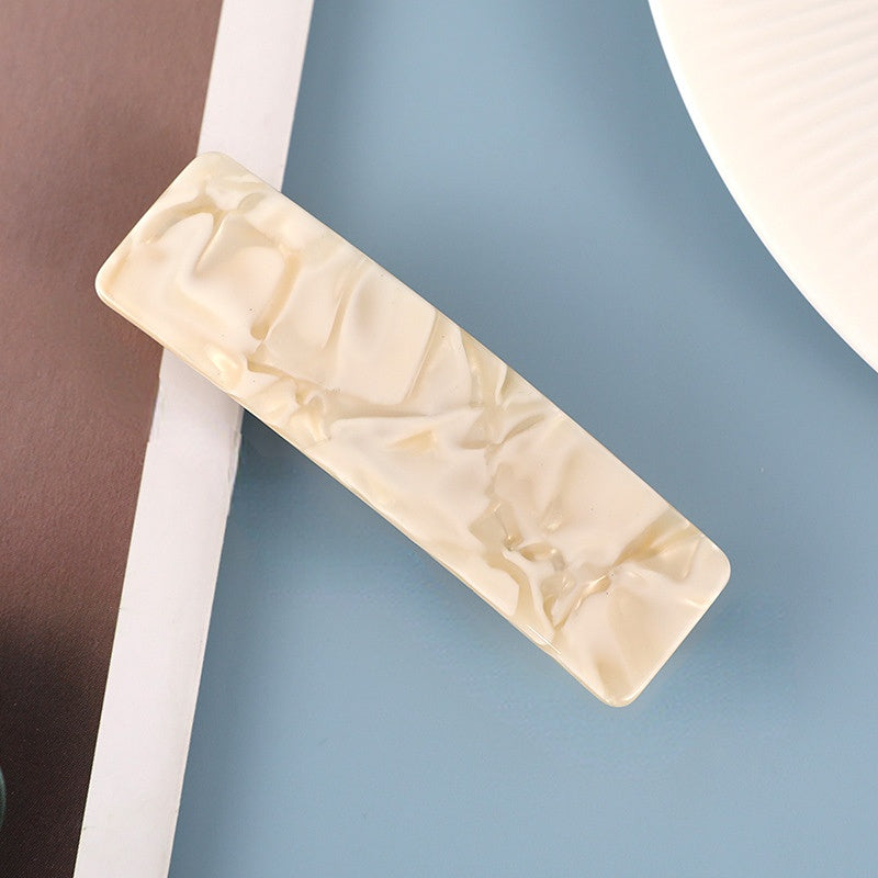 Acetic Acid Acrylic Barrette Occipital Bun Hair Clip