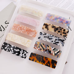 Acetic Acid Acrylic Barrette Occipital Bun Hair Clip
