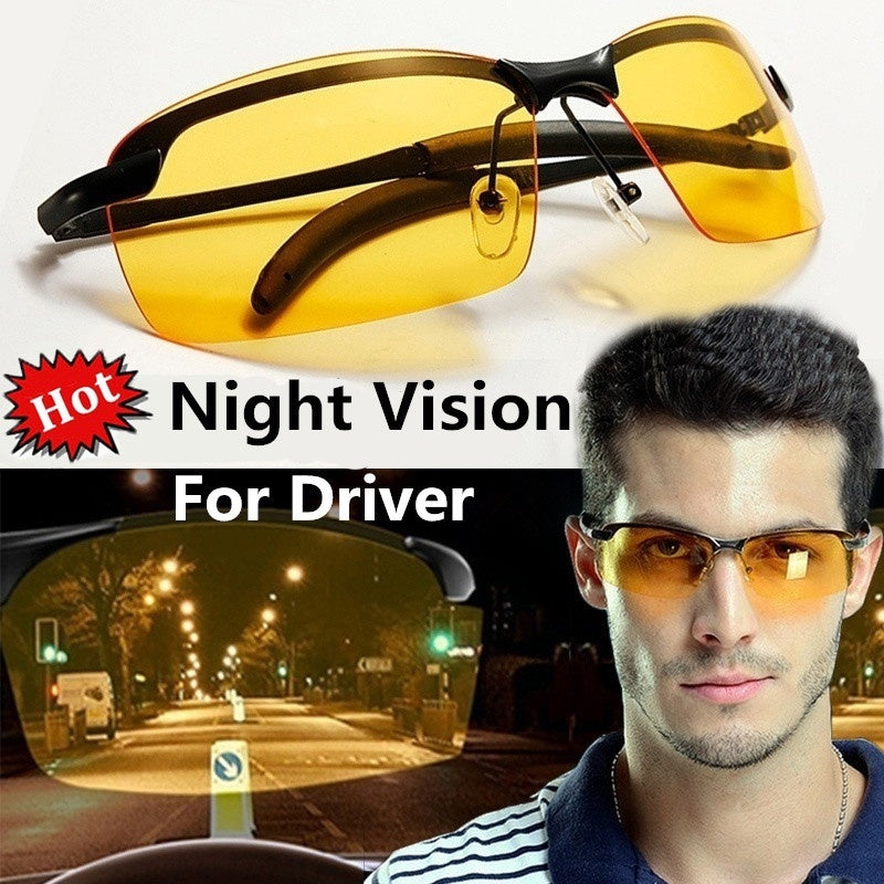 Men's Polarized Night Vision Sunglasses for Outdoor Sports & Driving