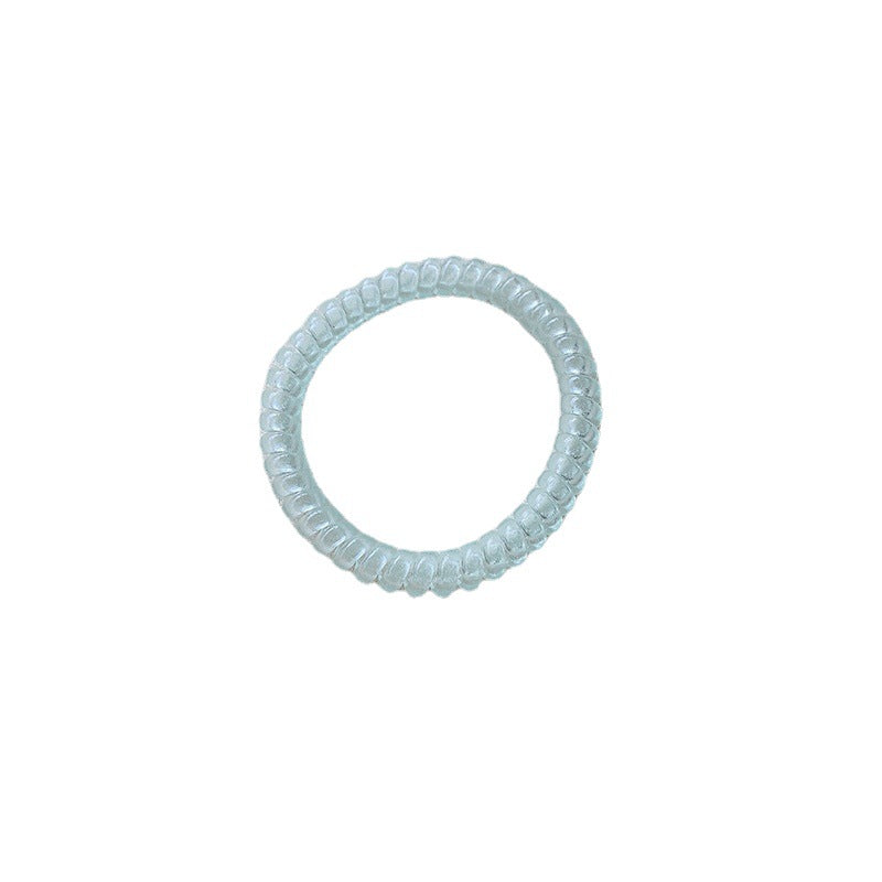 5pcs Luminous Skinny Spiral Hair Tie Hair Accessories Women Girls