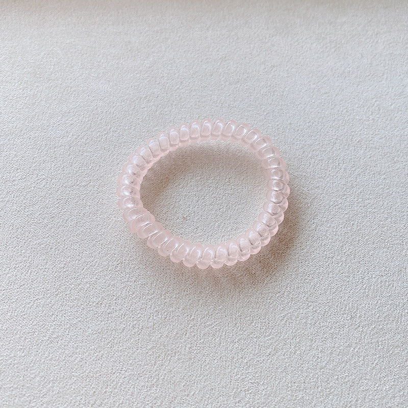 5pcs Luminous Skinny Spiral Hair Tie Hair Accessories Women Girls