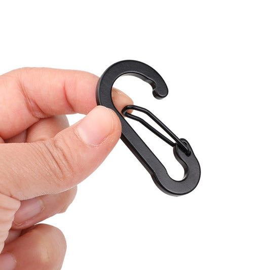 S-Shaped Aluminum Key Chain for Outdoor Activities