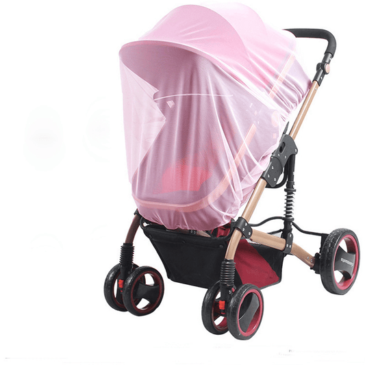 Portable Pink Baby Stroller Mosquito Net