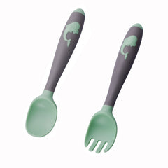 Toddler Utensils Set 360 Bendable Spoon & Fork