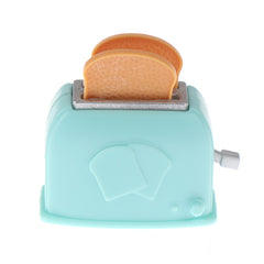 1:12 Dollhouse Mini Kitchen Set DIY Assembly Bread Machine Toaster Whisk Plate