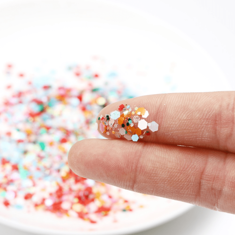20 Luminous Glitter Fillers for Epoxy Resin Molds Nail Art