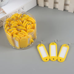50pcs Soft Plastic Key Tag Number Classification Label Tag Luggage Tag Key