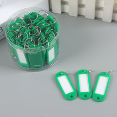 50pcs Soft Plastic Key Tag Number Classification Label Tag Luggage Tag Key