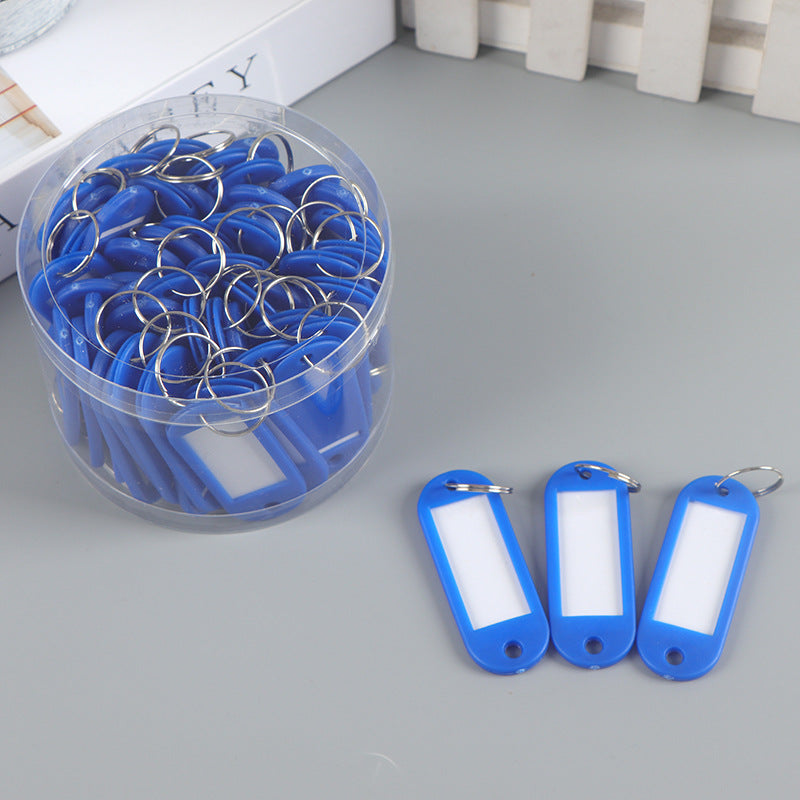 50pcs Soft Plastic Key Tag Number Classification Label Tag Luggage Tag Key